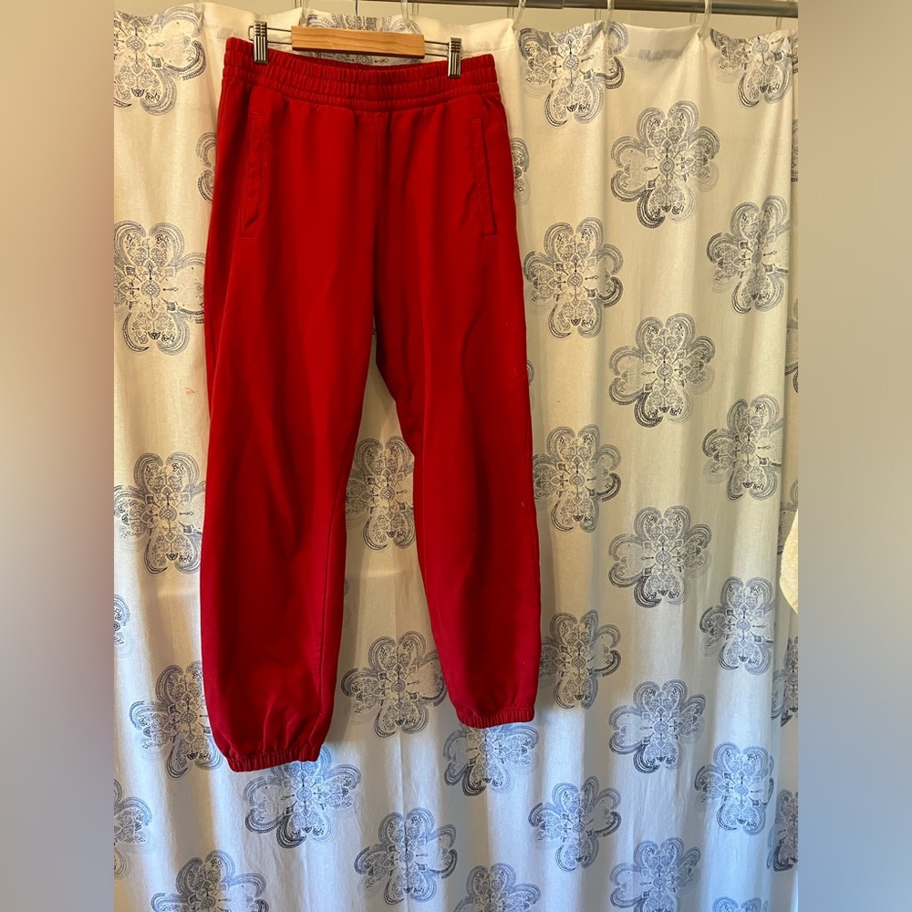 Calvin Klein red sweatpants